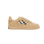 حذاء رياضي بربري جلد فاخر بنقشة مربعات Burberry Check أيقونية – صورة رئيسية