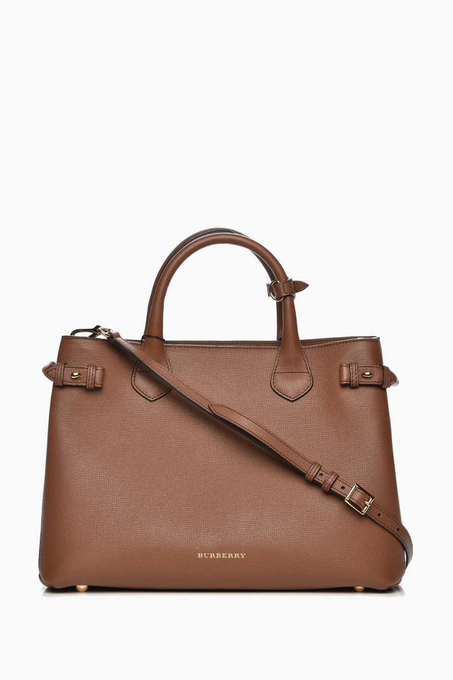 burberry-medium-tote-inside شنطة بربري يد متوسطة – جلد فاخر بنقشة مربعات منزلية - الصورة 1