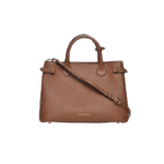 شنطة بربري جلد متوسطة بنقشة مربعات منزلية – صورة رئيسية