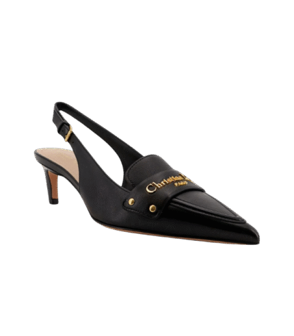 كعب ديور بوي سلينغ باك بحزام قابل للتعديل ومقدمة مدببة