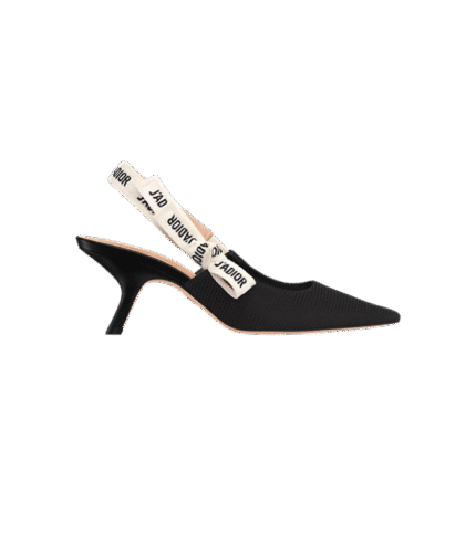 كعب ديور مفتوح من الخلف لون أسود