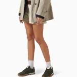 حذاء رياضي ميوميو من القماش التقني والجلد المدبوغ – تصميم مميز