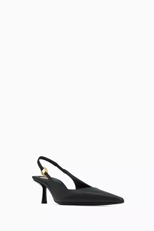 شوز سان لوران مفتوح من الخلف