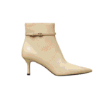 حذاء توري بورش الكاحل بإبزيم T مزدوج جلد عجل فاخر