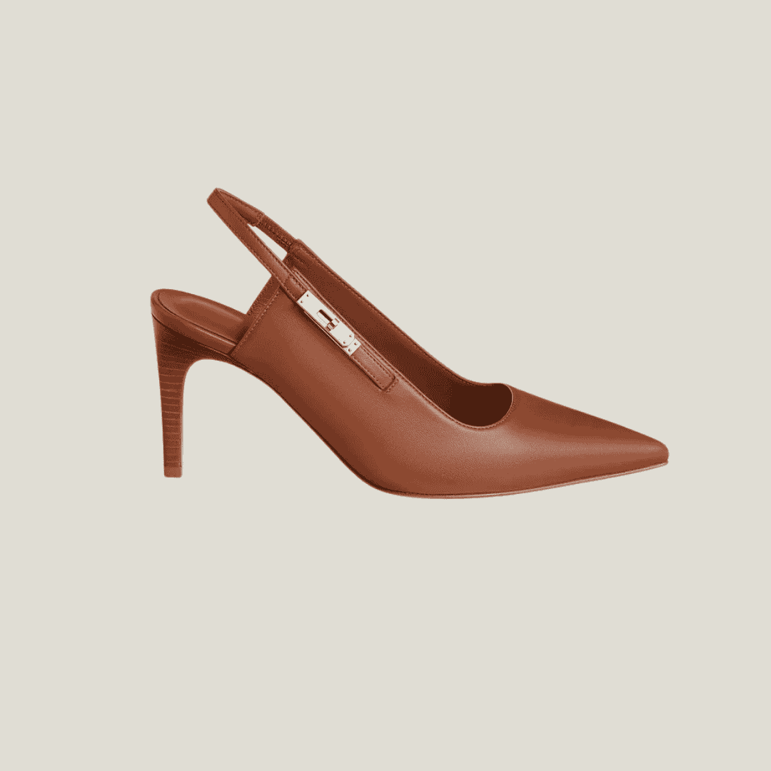 hermes-heel-8cm-side-profile-elegant منظر جانبي لأناقة كعب هيرميس بارتفاع 8 سم
