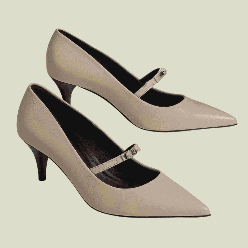 بطانة النعل الداخلي من جلد الخروف الفاخر في أحذية هيرميس