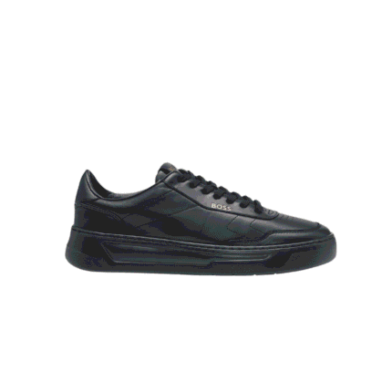 حذاء BOSS رياضي رجالي أبيض جلد طبيعي - ماريس فاشن السعودية