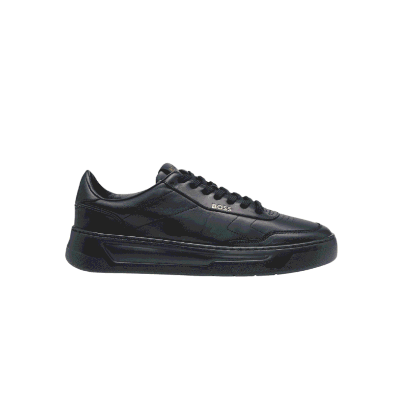 حذاء BOSS رياضي رجالي أبيض جلد طبيعي - ماريس فاشن السعودية