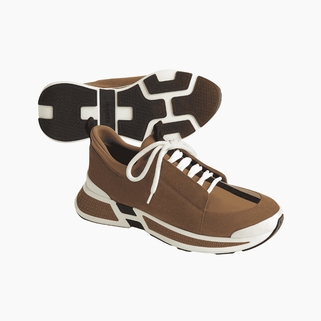 hermes-mens-sports-shoes-jersey-leather-saudi حذاء هيرميس رياضي رجالي قماش جيرسي وجلد سويدي - ماريس فاشن