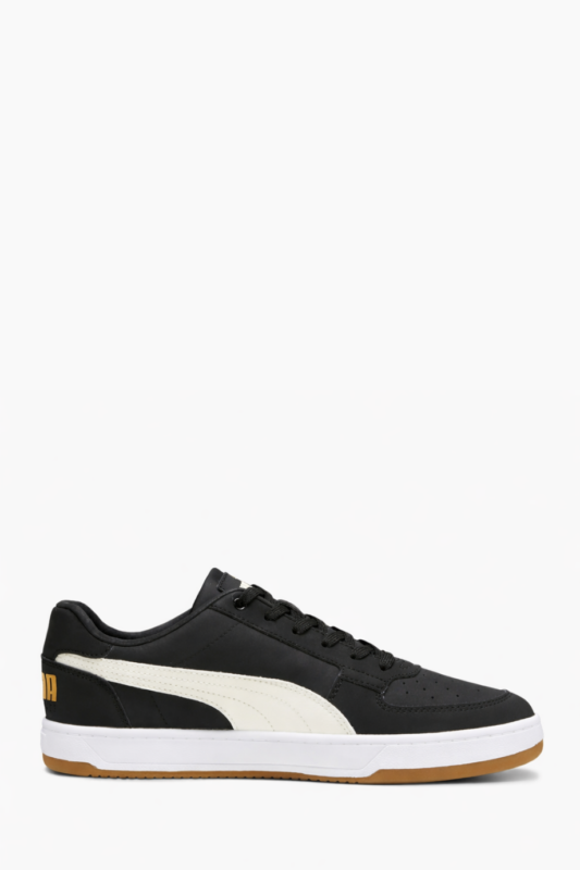 منظر جانبي يظهر النعل الأوسط البارز.